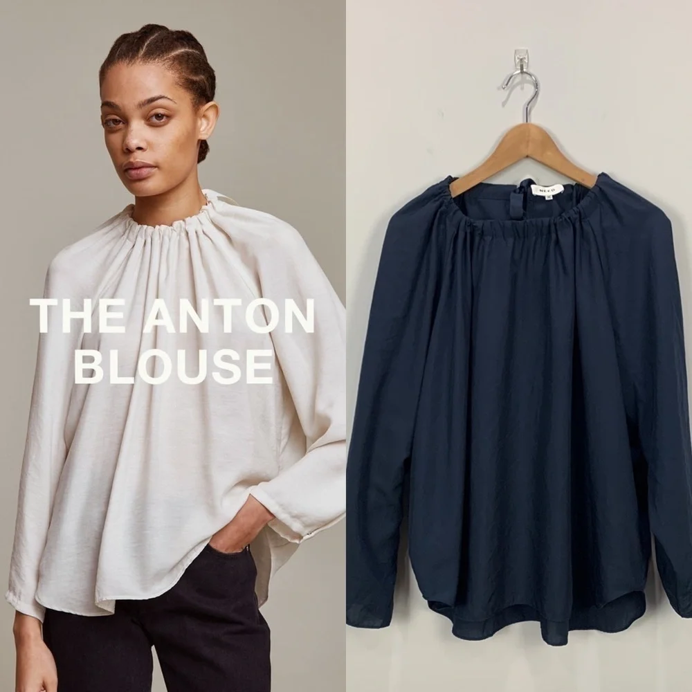 Need Supply Anton Blouse Navy